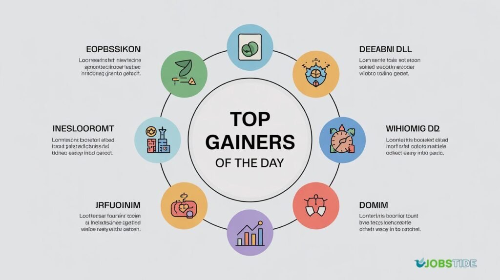 top gainers of the day